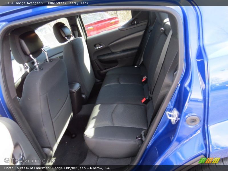 Blue Streak Pearl / Black 2014 Dodge Avenger SE