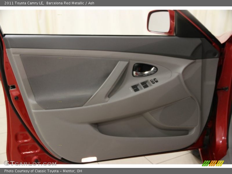 Barcelona Red Metallic / Ash 2011 Toyota Camry LE
