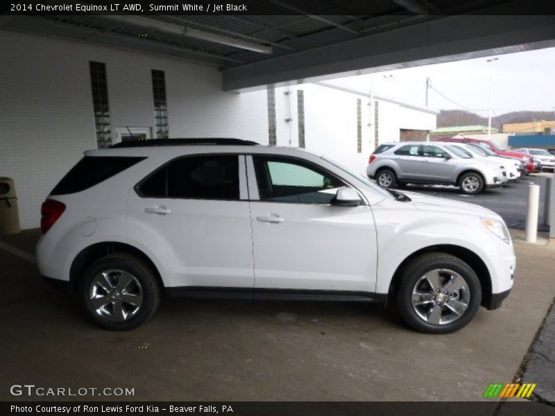 Summit White / Jet Black 2014 Chevrolet Equinox LT AWD