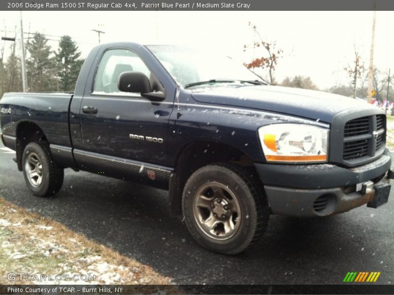 Patriot Blue Pearl / Medium Slate Gray 2006 Dodge Ram 1500 ST Regular Cab 4x4