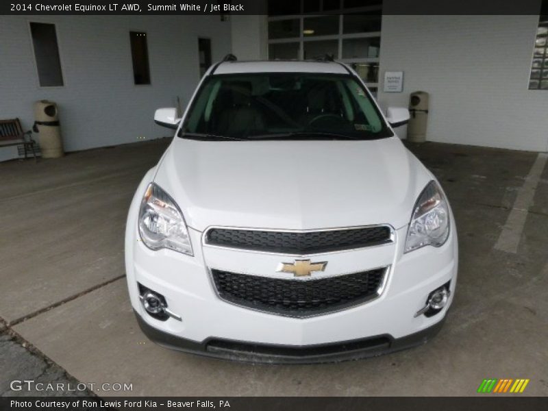 Summit White / Jet Black 2014 Chevrolet Equinox LT AWD