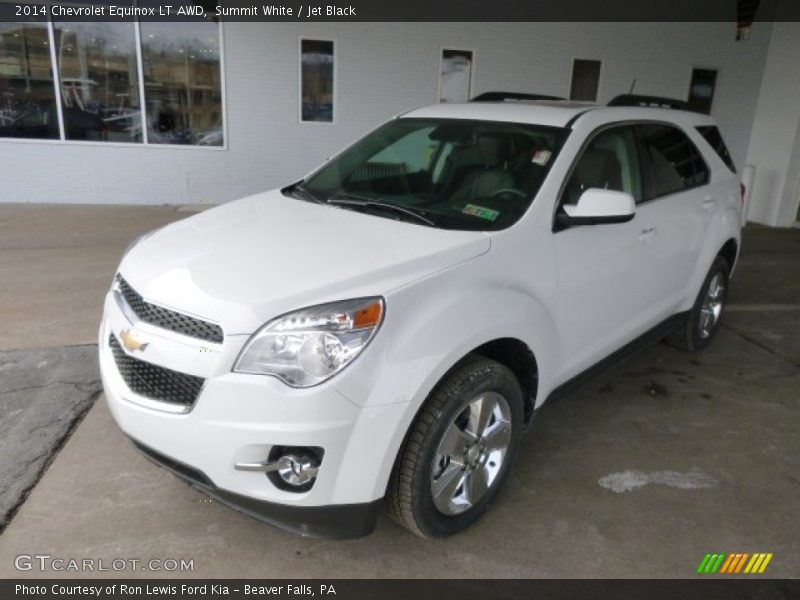 Summit White / Jet Black 2014 Chevrolet Equinox LT AWD