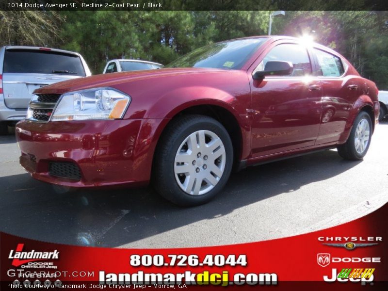 Redline 2-Coat Pearl / Black 2014 Dodge Avenger SE