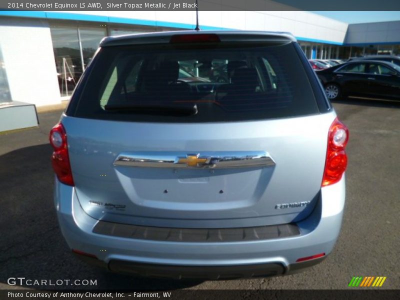 Silver Topaz Metallic / Jet Black 2014 Chevrolet Equinox LS AWD