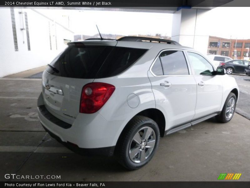 Summit White / Jet Black 2014 Chevrolet Equinox LT AWD