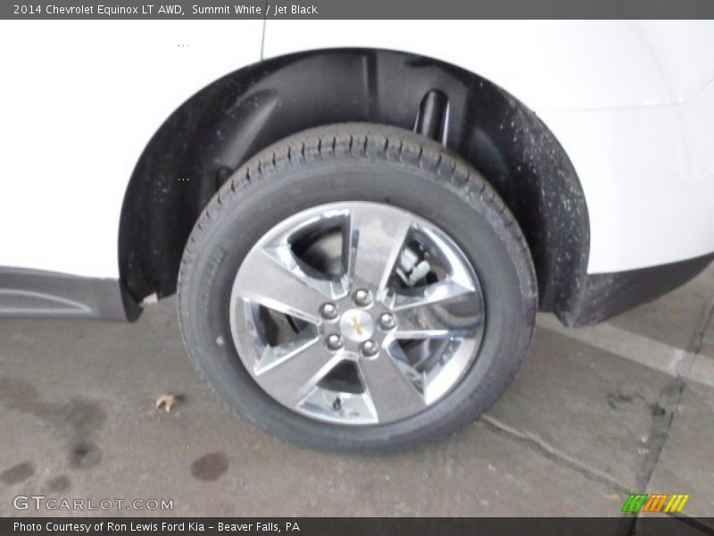 Summit White / Jet Black 2014 Chevrolet Equinox LT AWD