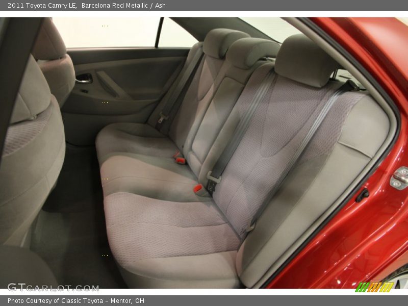 Barcelona Red Metallic / Ash 2011 Toyota Camry LE