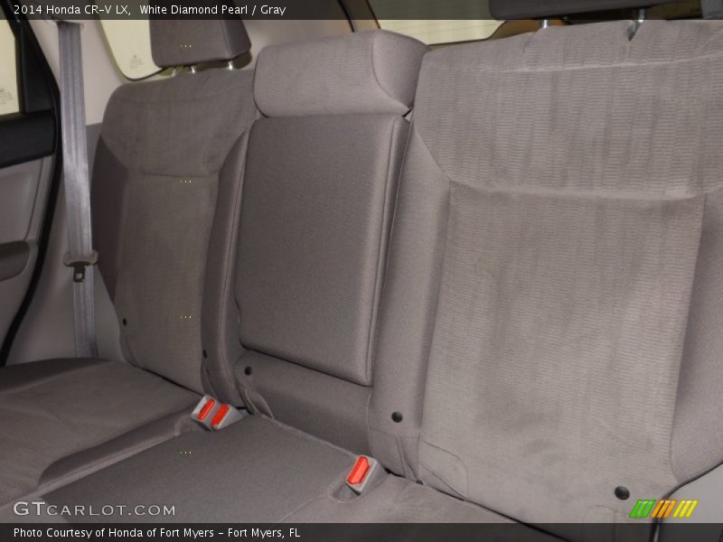 White Diamond Pearl / Gray 2014 Honda CR-V LX
