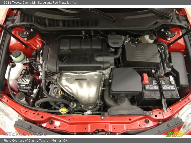 Barcelona Red Metallic / Ash 2011 Toyota Camry LE