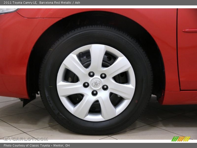 Barcelona Red Metallic / Ash 2011 Toyota Camry LE