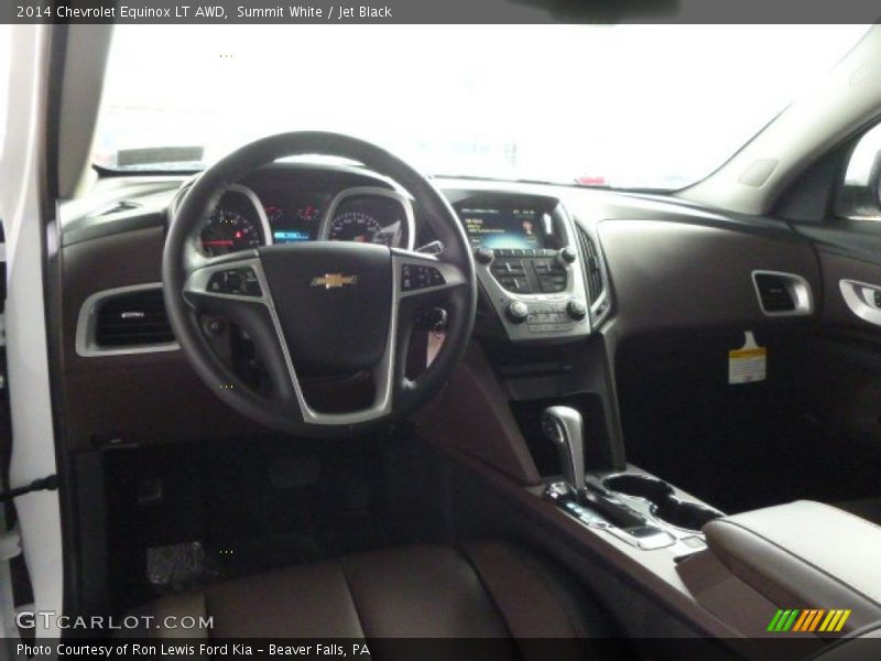 Summit White / Jet Black 2014 Chevrolet Equinox LT AWD