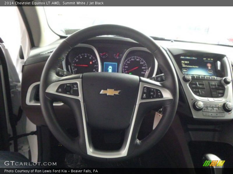 Summit White / Jet Black 2014 Chevrolet Equinox LT AWD