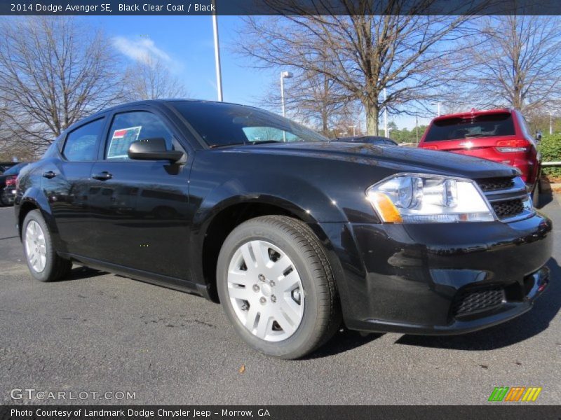 Black Clear Coat / Black 2014 Dodge Avenger SE