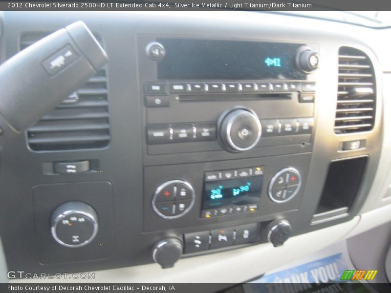 Silver Ice Metallic / Light Titanium/Dark Titanium 2012 Chevrolet Silverado 2500HD LT Extended Cab 4x4