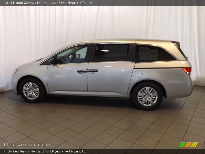 Alabaster Silver Metallic / Truffle 2014 Honda Odyssey LX