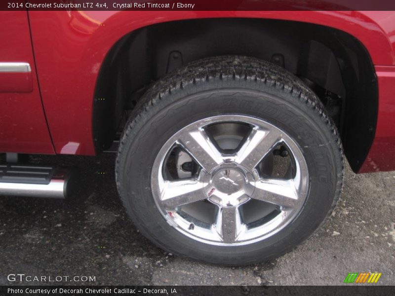 Crystal Red Tintcoat / Ebony 2014 Chevrolet Suburban LTZ 4x4