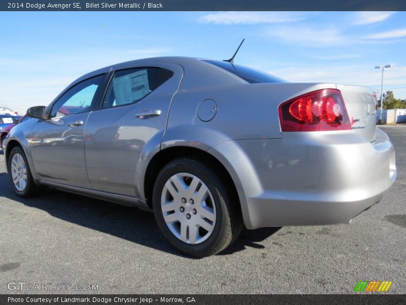 Billet Silver Metallic / Black 2014 Dodge Avenger SE