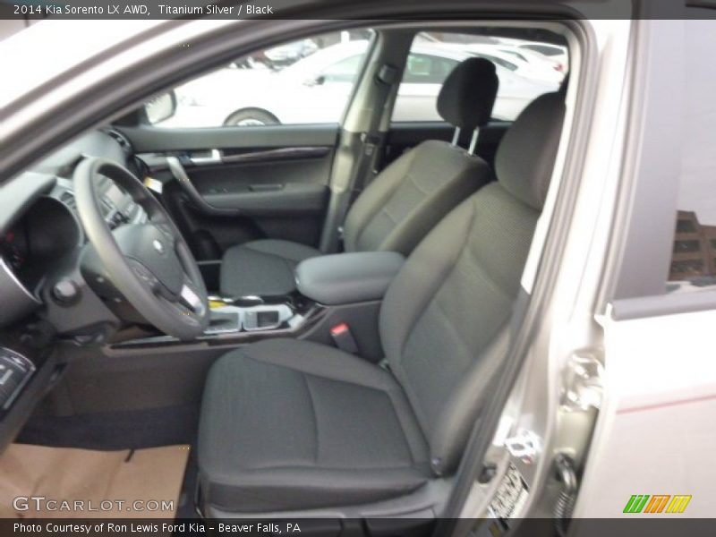 Titanium Silver / Black 2014 Kia Sorento LX AWD