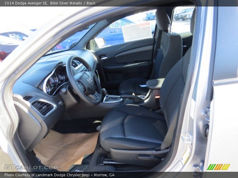 Billet Silver Metallic / Black 2014 Dodge Avenger SE