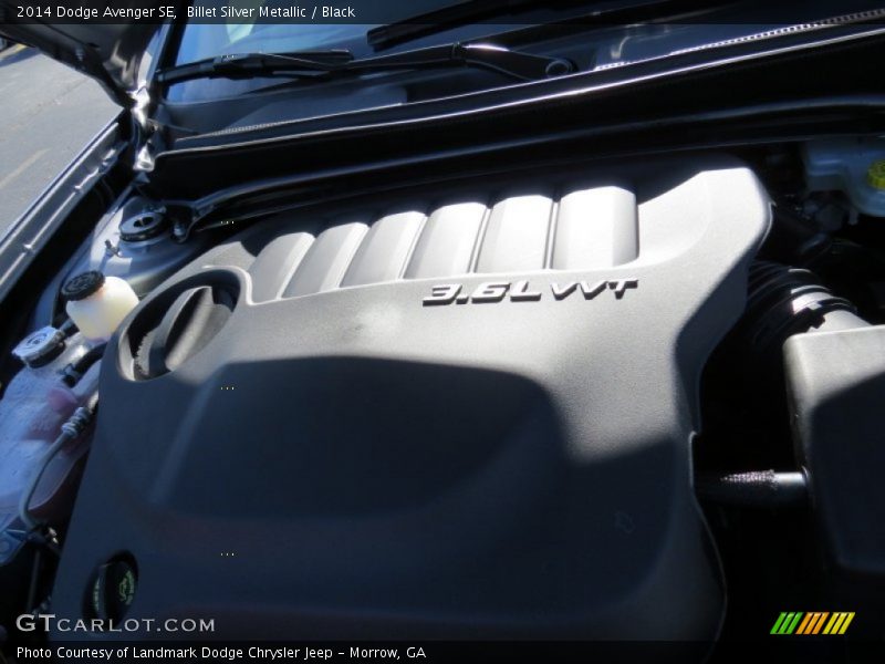 Billet Silver Metallic / Black 2014 Dodge Avenger SE