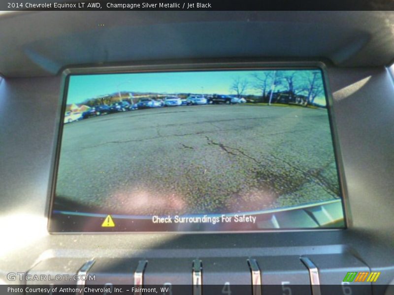 Champagne Silver Metallic / Jet Black 2014 Chevrolet Equinox LT AWD