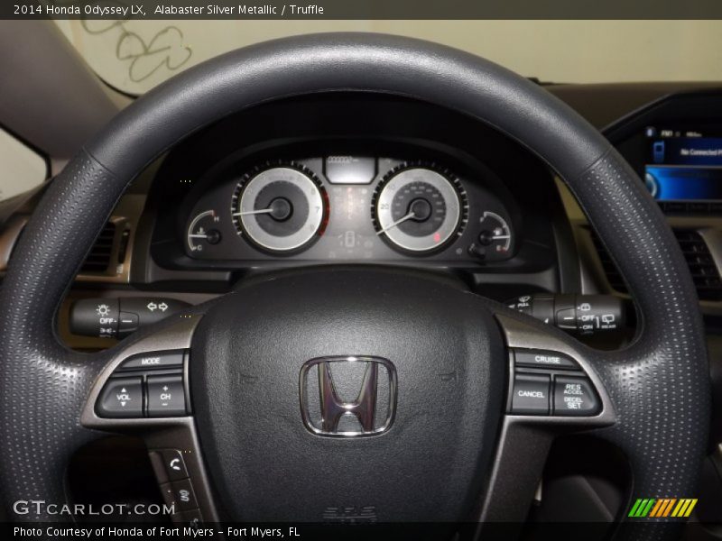 Alabaster Silver Metallic / Truffle 2014 Honda Odyssey LX