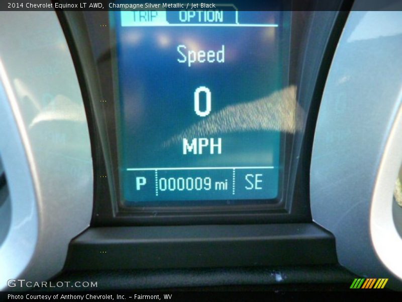 Champagne Silver Metallic / Jet Black 2014 Chevrolet Equinox LT AWD