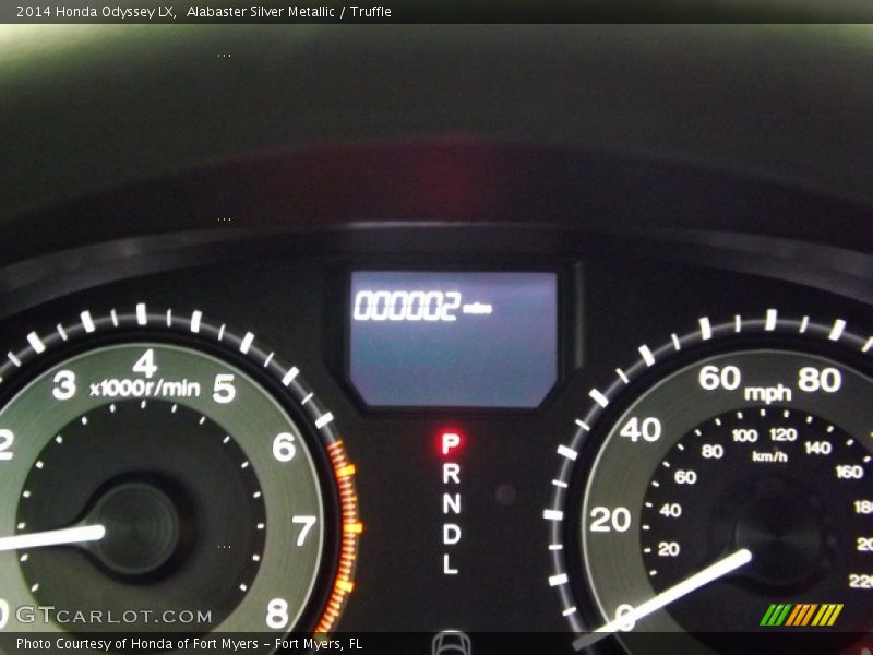 Alabaster Silver Metallic / Truffle 2014 Honda Odyssey LX