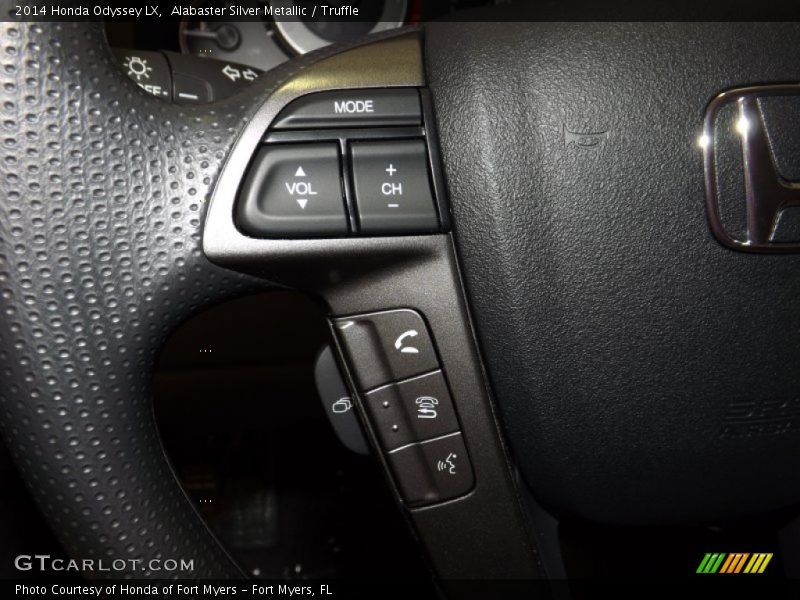 Alabaster Silver Metallic / Truffle 2014 Honda Odyssey LX
