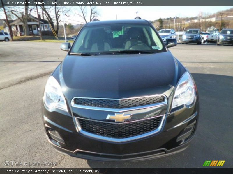 Black Granite Metallic / Light Titanium/Jet Black 2014 Chevrolet Equinox LT AWD