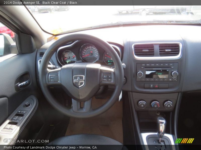 Black Clear Coat / Black 2014 Dodge Avenger SE