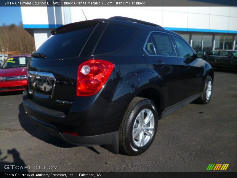 Black Granite Metallic / Light Titanium/Jet Black 2014 Chevrolet Equinox LT AWD
