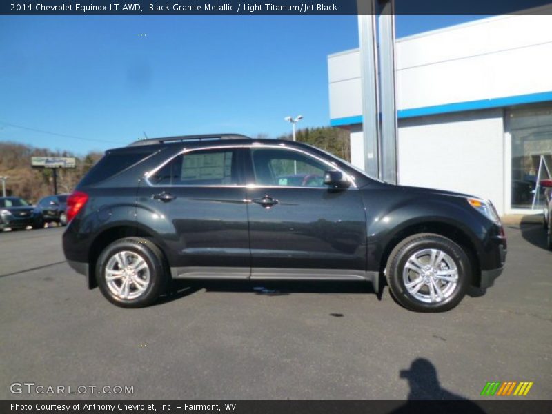 Black Granite Metallic / Light Titanium/Jet Black 2014 Chevrolet Equinox LT AWD