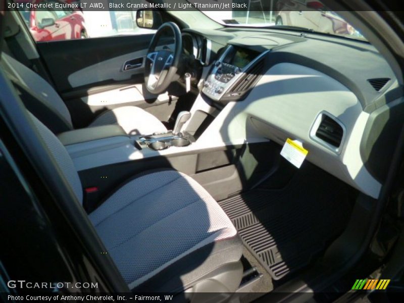 Black Granite Metallic / Light Titanium/Jet Black 2014 Chevrolet Equinox LT AWD