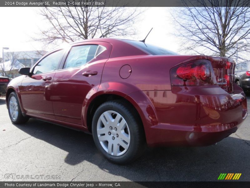 Redline 2-Coat Pearl / Black 2014 Dodge Avenger SE