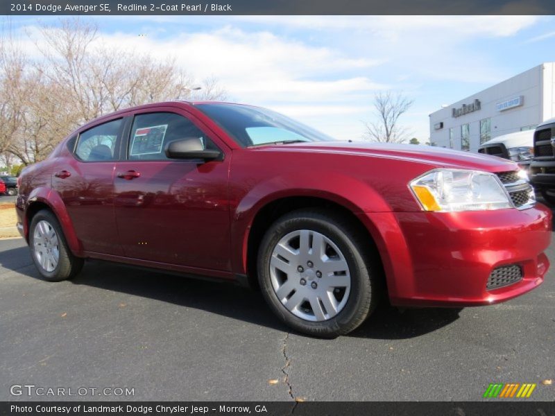 Redline 2-Coat Pearl / Black 2014 Dodge Avenger SE