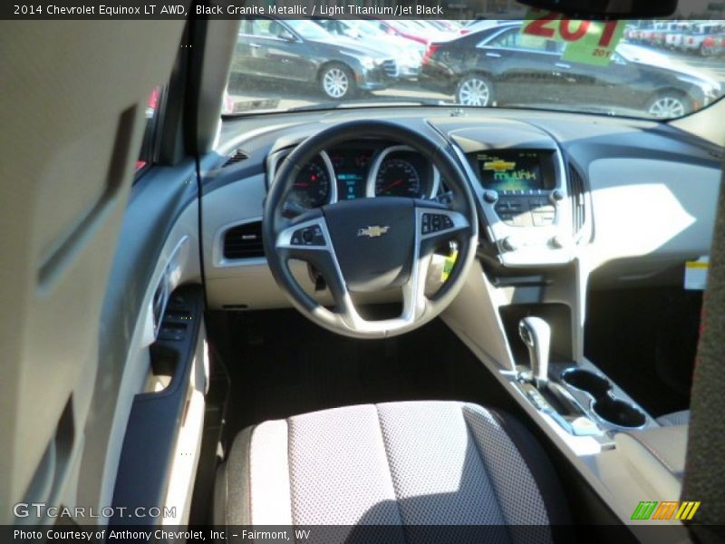 Black Granite Metallic / Light Titanium/Jet Black 2014 Chevrolet Equinox LT AWD