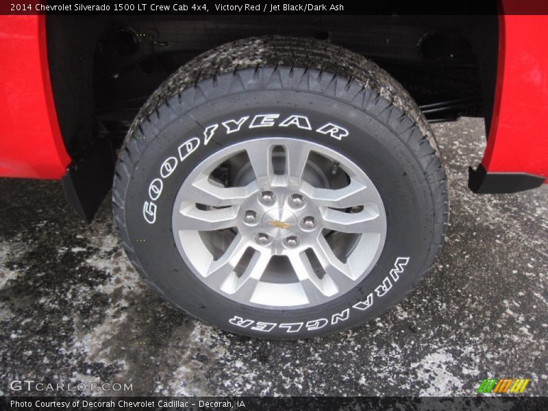 Victory Red / Jet Black/Dark Ash 2014 Chevrolet Silverado 1500 LT Crew Cab 4x4