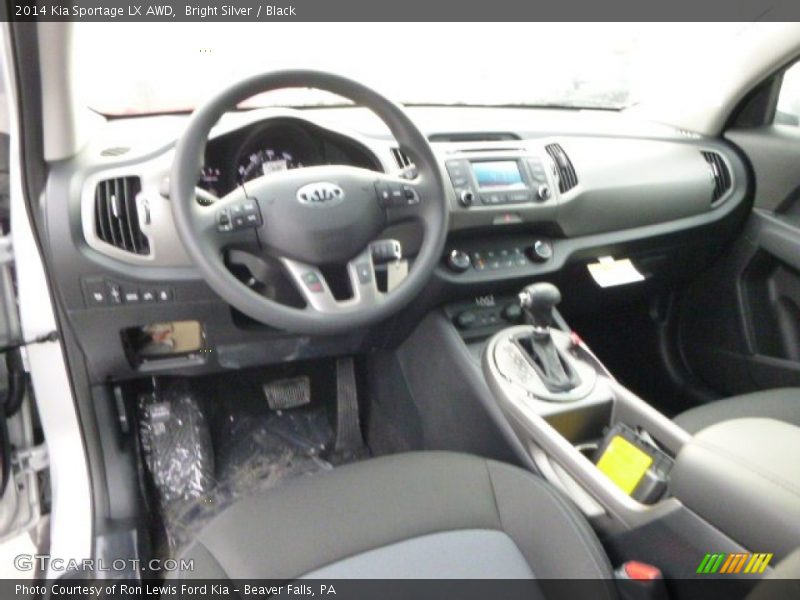 Bright Silver / Black 2014 Kia Sportage LX AWD