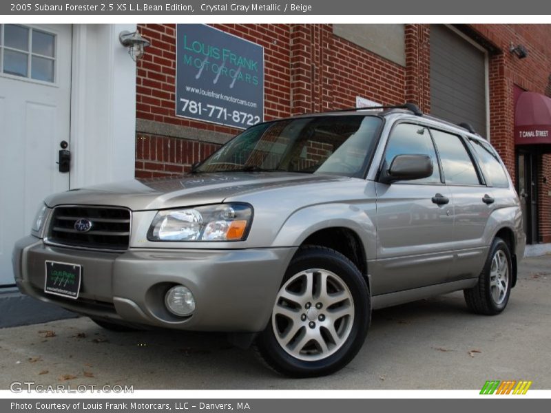 Crystal Gray Metallic / Beige 2005 Subaru Forester 2.5 XS L.L.Bean Edition