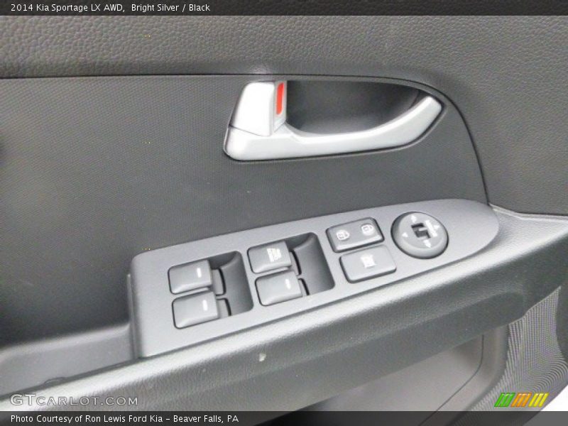 Bright Silver / Black 2014 Kia Sportage LX AWD
