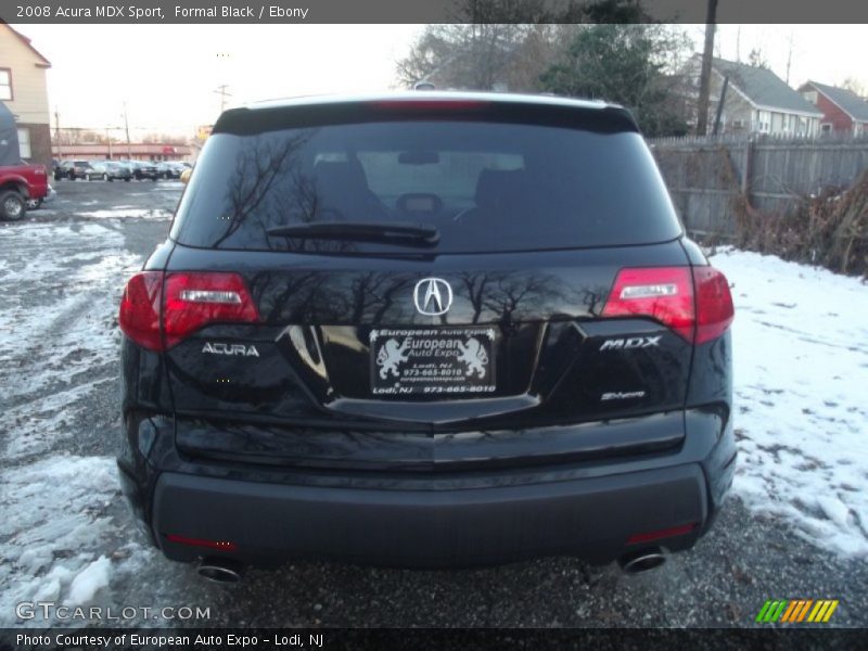 Formal Black / Ebony 2008 Acura MDX Sport