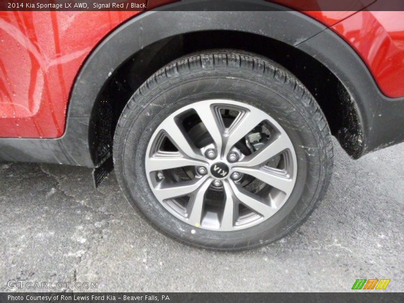 Signal Red / Black 2014 Kia Sportage LX AWD