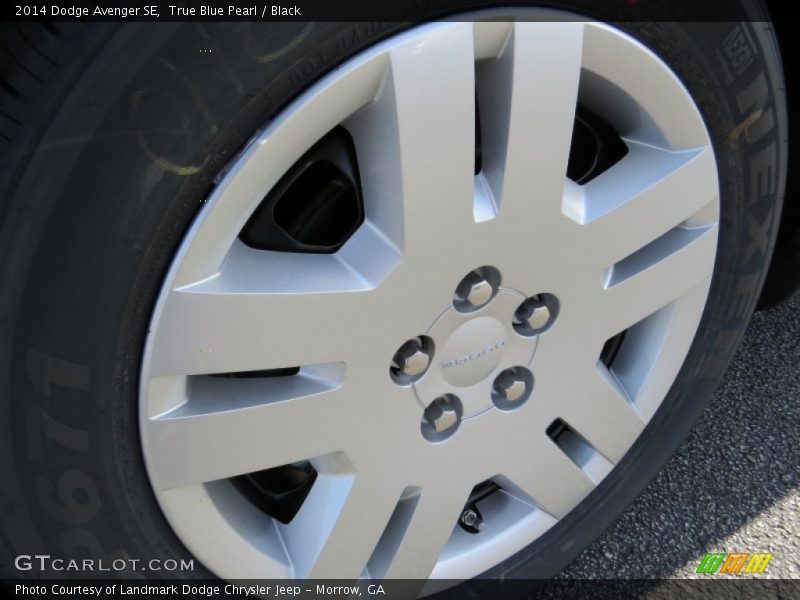 True Blue Pearl / Black 2014 Dodge Avenger SE