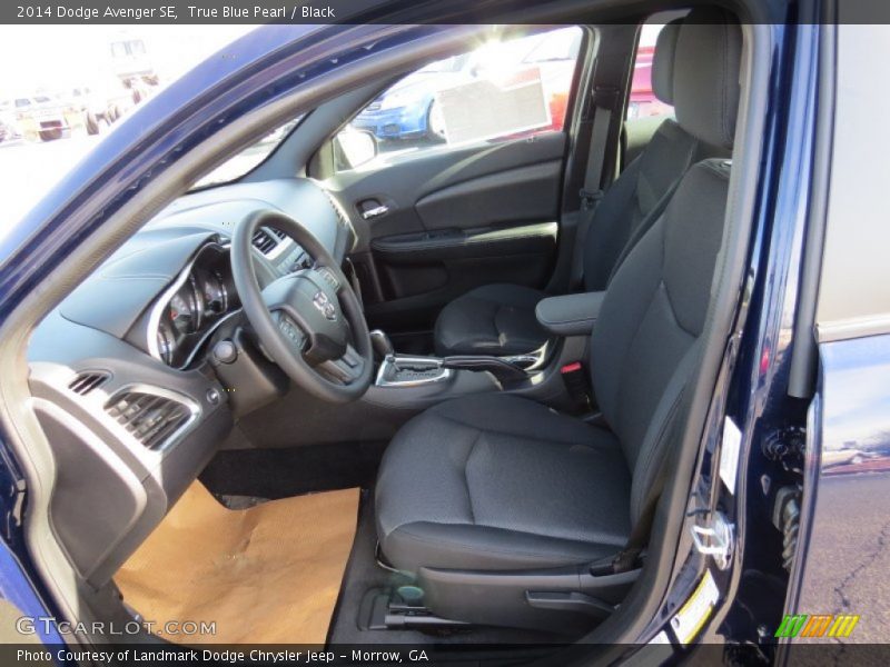 True Blue Pearl / Black 2014 Dodge Avenger SE