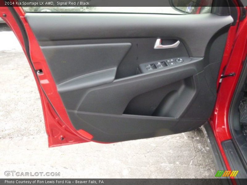 Signal Red / Black 2014 Kia Sportage LX AWD
