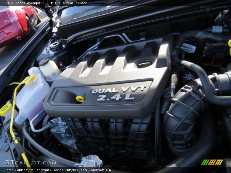 True Blue Pearl / Black 2014 Dodge Avenger SE