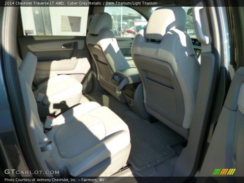 Cyber Grey Metallic / Dark Titanium/Light Titanium 2014 Chevrolet Traverse LT AWD