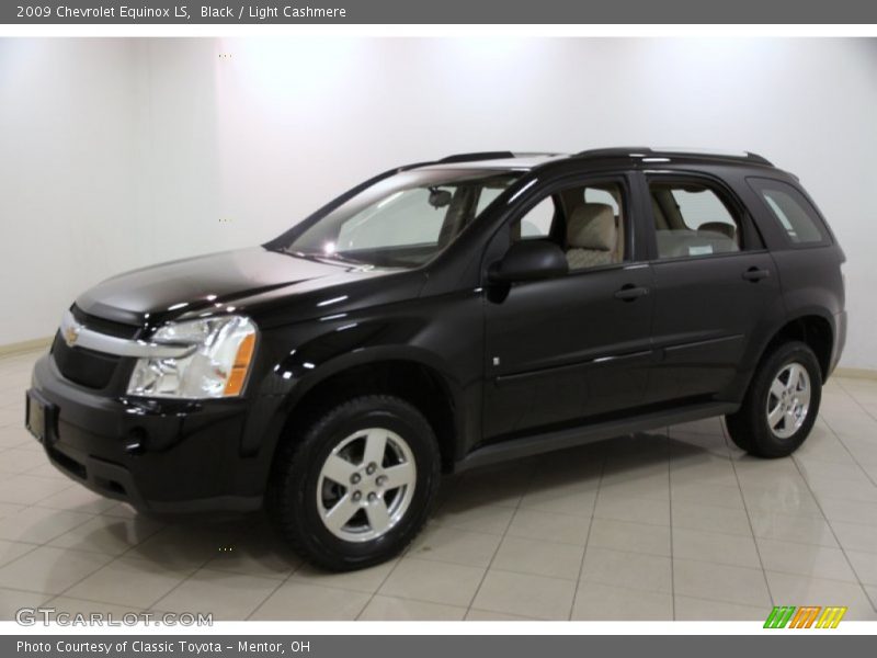 Black / Light Cashmere 2009 Chevrolet Equinox LS