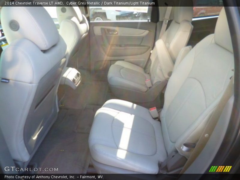 Cyber Grey Metallic / Dark Titanium/Light Titanium 2014 Chevrolet Traverse LT AWD